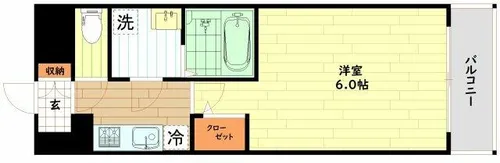 エスリード新福島【11階】の間取り