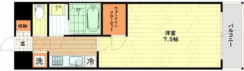 ファーストフィオーレ福島野田Ⅱ【3階】の間取り