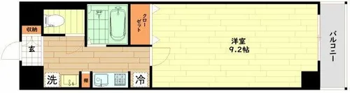 アーバンコート福島【2階】の間取り