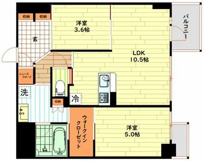 S-RESIDENCE福島diverse【2階】の間取り