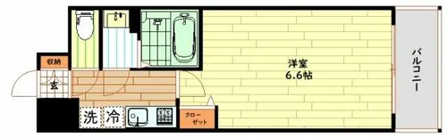 ベクス福島【2階】の間取り
