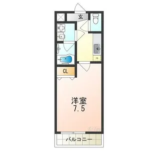 フジパレス ソレイユ クーシャン【1階】の間取り