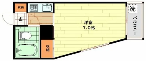 ビブレ佐々木【3階】の間取り