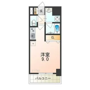 メゾン田中ー平野【2階】の間取り