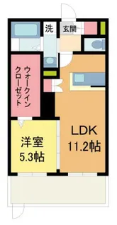 HEBEL GARDEN 松山町【1階】の間取り