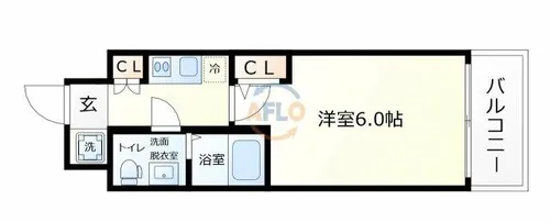 ARISTO扇町【9階】の間取り