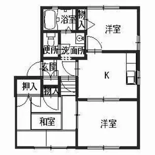 ディアス寿【0201号室】の間取り