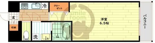 大阪府大阪市西区本田1丁目【マンション】の間取り