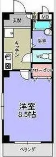 ジェミニ・K【1階】の間取り