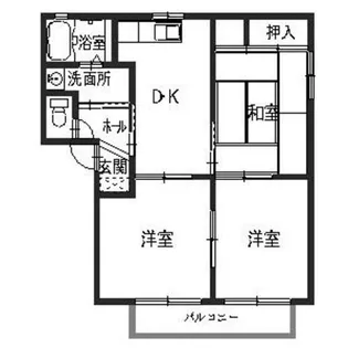 メイプルタウンⅡ【1階】の間取り