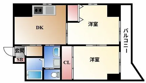 鈴木ビル【3階】の間取り