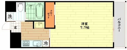 大阪府大阪市西区本田2丁目【マンション】の間取り