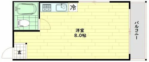 大阪府大阪市西区立売堀4丁目【マンション】の間取り