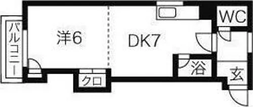 サウス1014【4階】の間取り