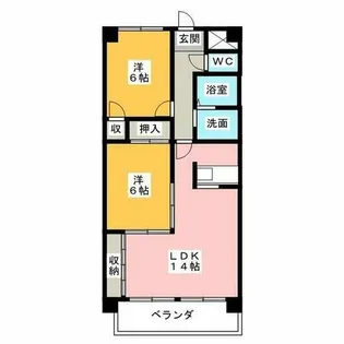 SOLE淡水【1階】の間取り