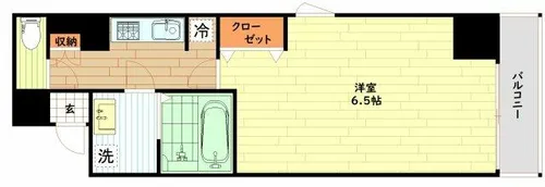 大阪府大阪市中央区船越町2丁目【マンション】の間取り