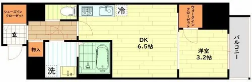 大阪府大阪市中央区安堂寺町1丁目【マンション】の間取り