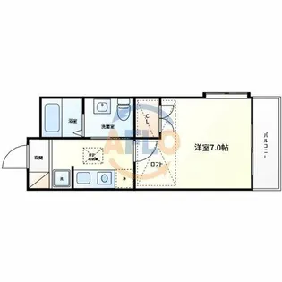 W.O.B.レマーニー昭和町【4階】の間取り