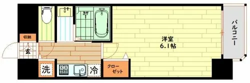 大阪府大阪市中央区南久宝寺町2丁目【マンション】の間取り