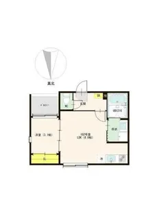 ハーモニーテラス吉祥院西定成町【3階】の間取り