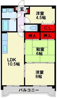 クレベール鷹の巣【7階】の間取り