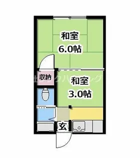 大阪府守口市土居町【マンション】の間取り