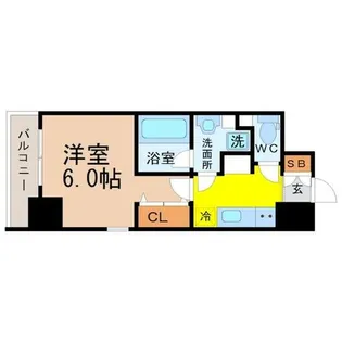 PULCHRA IMAIKE(プルクライマイケ)【7階】の間取り