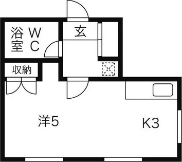 平岸サンコーポラス【3階】の間取り