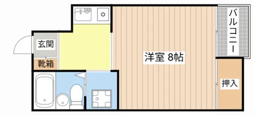 ハイネスマグノリア【205号室】の間取り