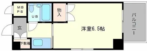 メゾン内久宝寺【5階】の間取り