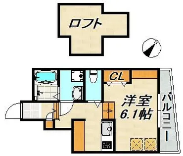 あんしん明神町【1階】の間取り