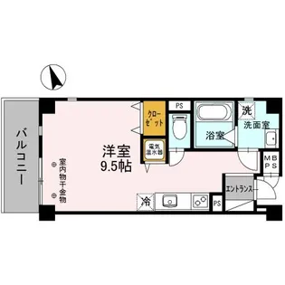サクシード姫路駅南【501号室】の間取り