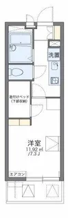 レオパレスヴィラモンド【306号室】の間取り