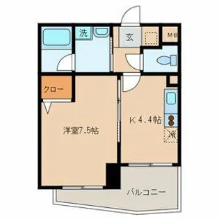 Belle Colline【303号室】の間取り