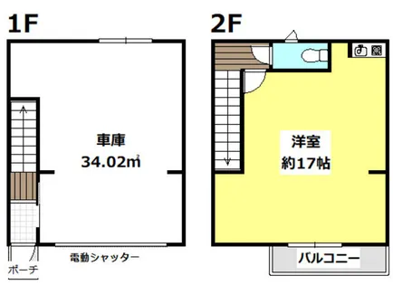 大阪府摂津市鳥飼下2丁目【テラスハウス】の間取り