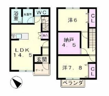 アミエーラ【1階】の間取り