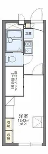 レオパレス雅【104号室】の間取り