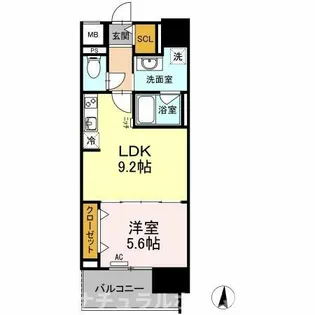 CASA94【4階】の間取り