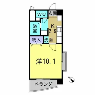 リュイールコンドウ【3H号室】の間取り
