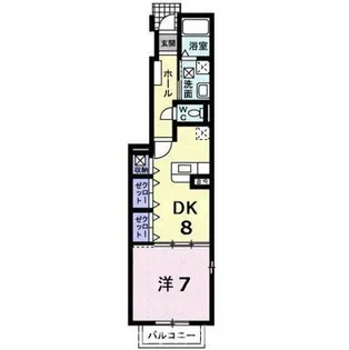 アルカンシェル【1階】の間取り