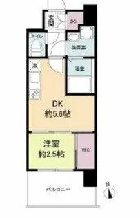 セレニテ福島プリエ【14階】の間取り