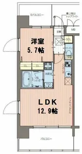 Dimus福島【4階】の間取り