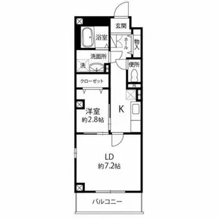 アルム久宝寺【2階】の間取り