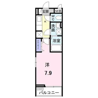 アーケイディア【1階】の間取り