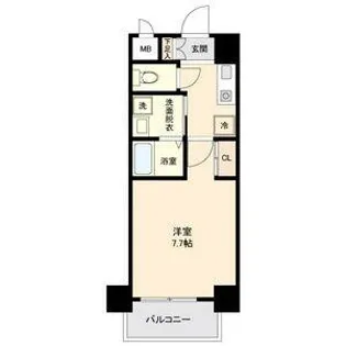 愛知県名古屋市昭和区滝川町【マンション】の間取り