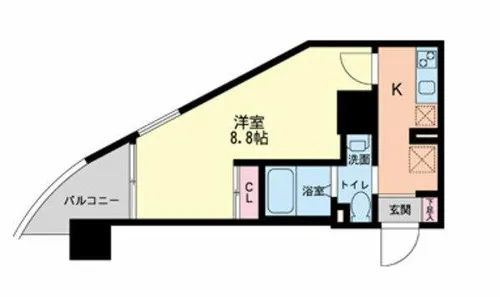セレニテ本町グランデ【7階】の間取り