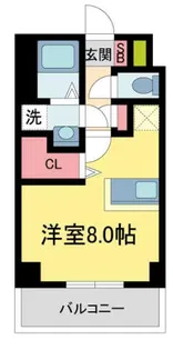 Verde西宮【602号室】の間取り