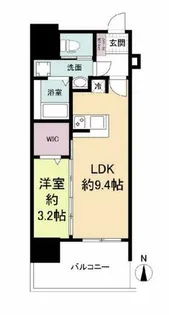 セレニテ堺筋本町プリエ【5階】の間取り