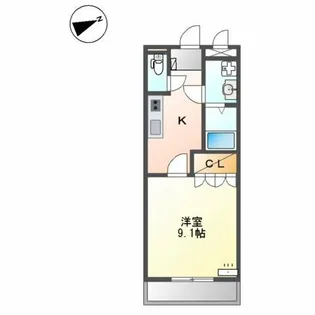 フォレストハウス【202号室】の間取り