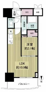 セレニテ本町東リアン【8階】の間取り